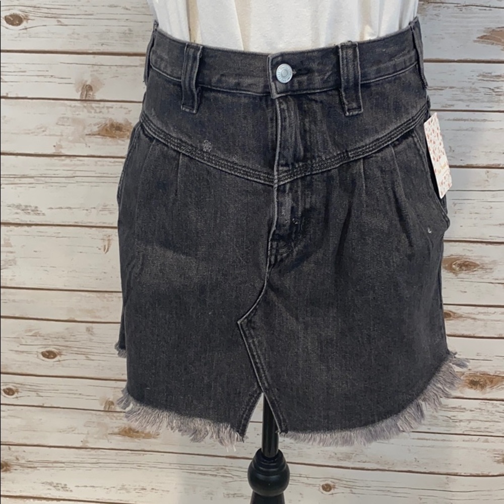 NWT Free People Sidecar Mini Cotton Skirt - Picture 4 of 6